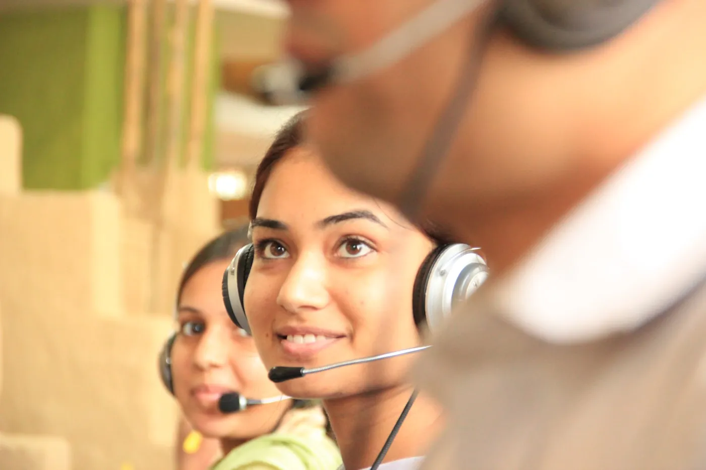 Customer support team reviewing requests